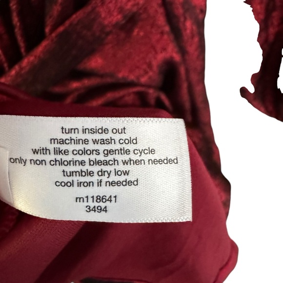 Lane Bryant Blouson-Sleeve Belted Fit & Flare Dress Rhubarb Size 14 NWT - Picture 11 of 13